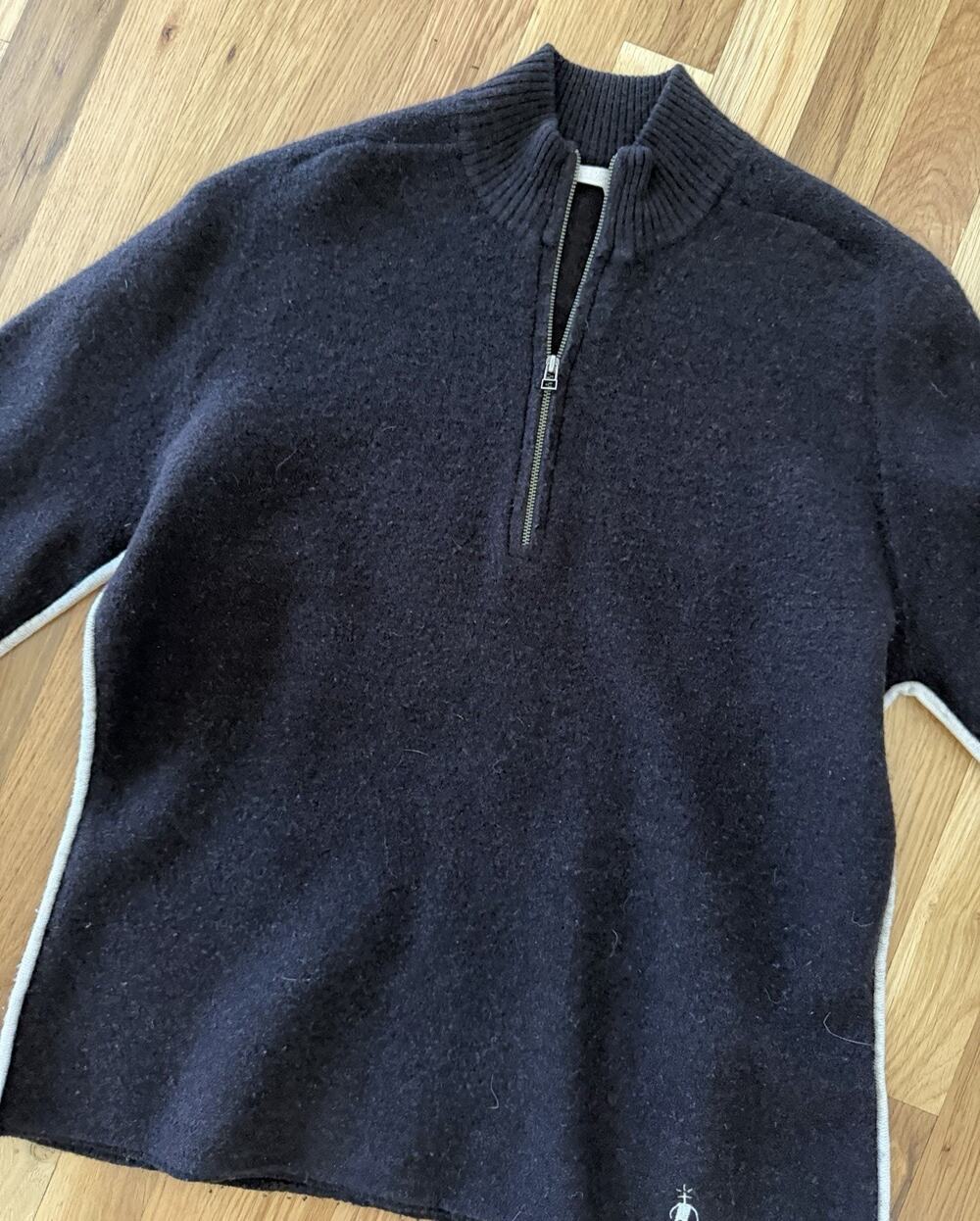 Smartwool 1/4 Zip Merino Wool Sweater Women's Large